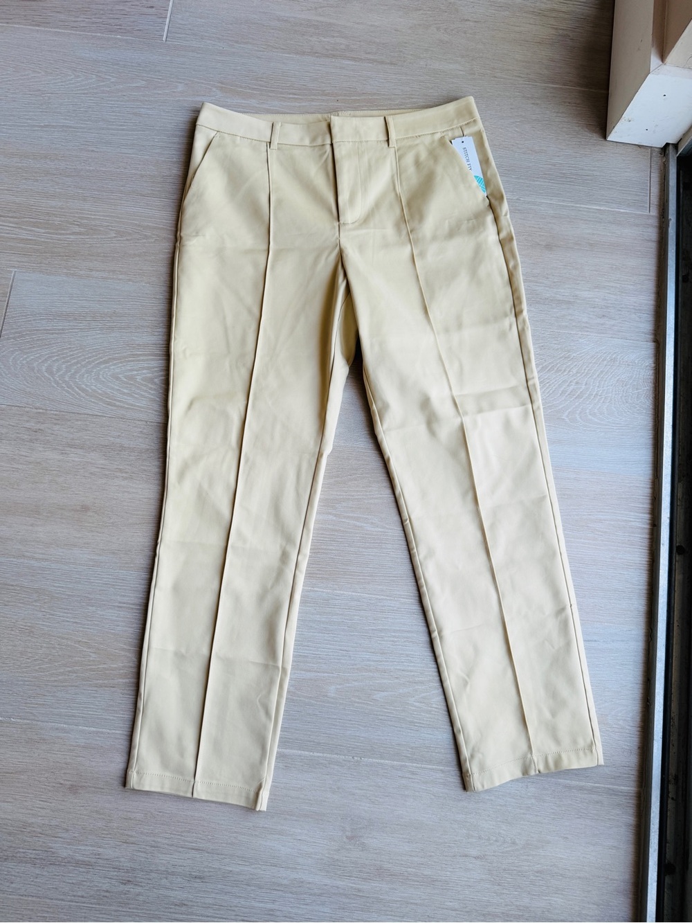 41 Hawthorn Straight-Leg Pants in Neutral Beige